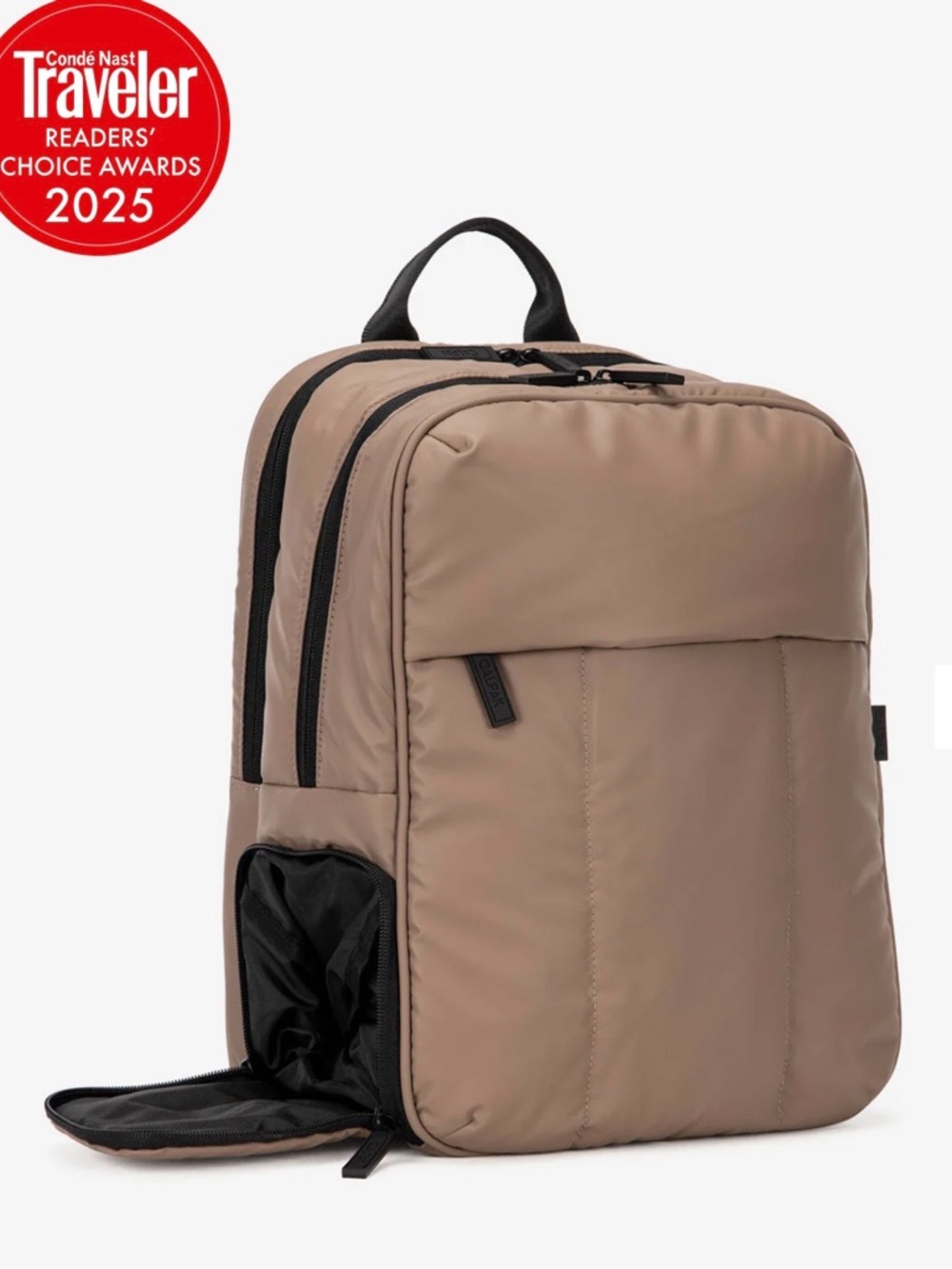 Calpak Luka 15 inch laptop backpack bag color chocolate NEW with tags